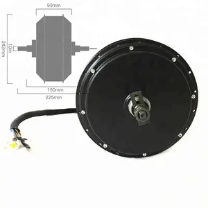 QS V3 48v - 96v bürstenlosen getriebelose BLDC 5kw elektrische bike hub motor 5000w