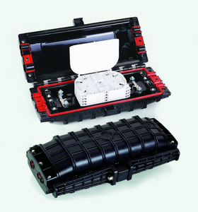 Fermetures optiques d'épissure de <span class=keywords><strong>fibre</strong></span> des noyaux 144 horizontaux 3m avec le serre-câble de kit d'épissure - Product Image 1