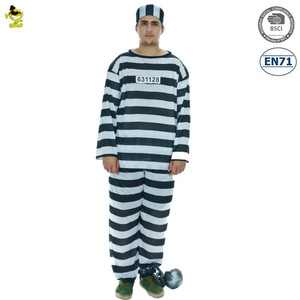 Disfraces de <span class=keywords><strong>prisionero</strong></span> para <span class=keywords><strong>hombre</strong></span> adulto, <span class=keywords><strong>disfraz</strong></span> de fantasía para fiesta de Halloween, Cosplay - Product Image 3