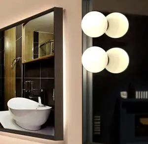 Globe glas IP44 LED badkamer spiegel licht make-up spiegel licht 2335