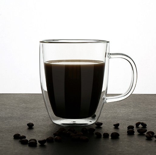 Double Wall Heat Resistance Clear Coffee Glass Cup Water Drinking Glass Cup