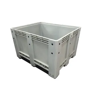 1200X1000X760มม.อุตสาหกรรมHDPE<span class=keywords><strong>พลาสติก</strong></span>พาเลท<span class=keywords><strong>กล่อง</strong></span><span class=keywords><strong>ราคา</strong></span> - Product Image 1