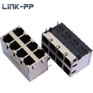 2x4 Port 6 Broches 6P4C Femelle RJ11 Connecteur <span class=keywords><strong>Prises</strong></span> Téléphoniques - Product Image 1