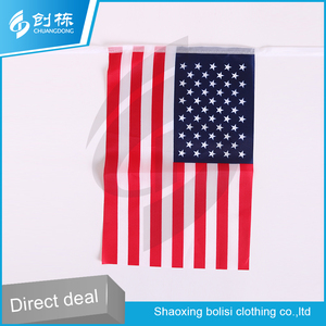 Surtidor de la fábrica china colorido bardian bunting poliéster impresa al por mayor - Product Image 5