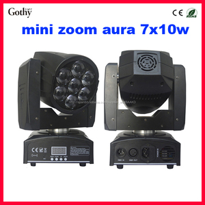 Mini Estadio <span class=keywords><strong>de</strong></span> Luz 7X10 w Zoom Lavado Haz <span class=keywords><strong>DJ</strong></span> Luces Cabezas Móviles - Product Image 2