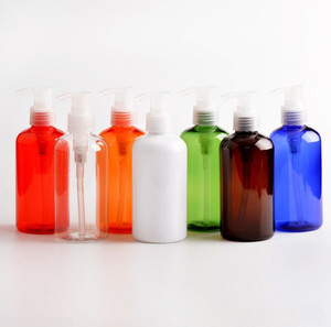220ml Empty <strong>Refillable</strong> PET Plastic <strong>Shampoo</strong> <strong>Bottle</strong> with Lotion Pump Dispenser Screen Printing 100pcs MOQ - Product Image 5
