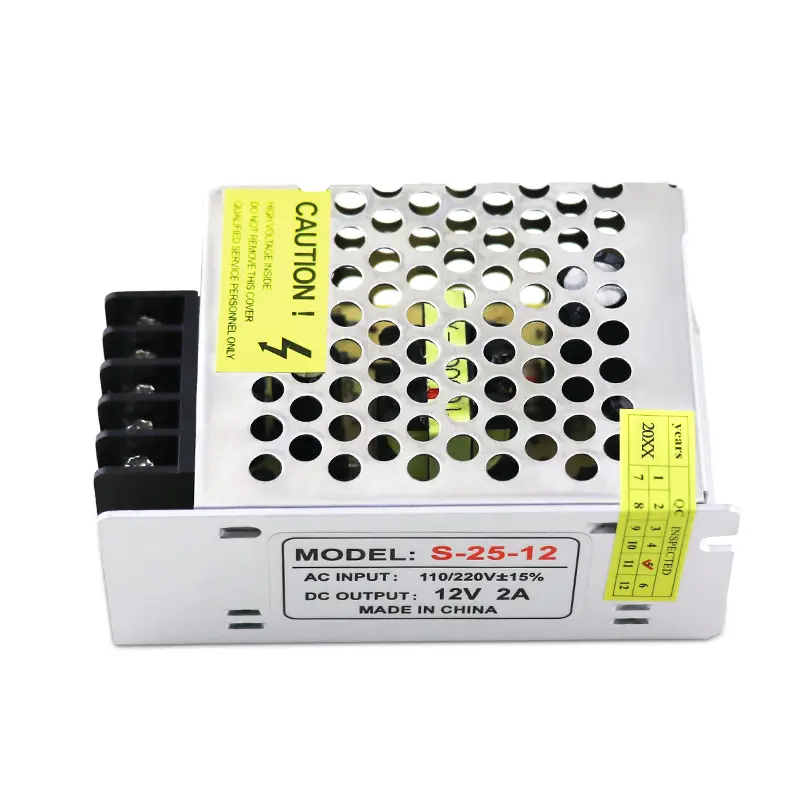 12 V 2A S-25-12 AC/DC led anahtarlama güç kaynağı