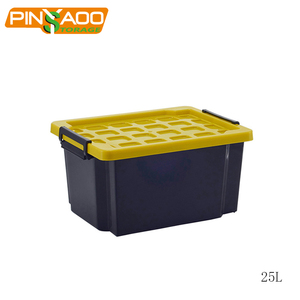 Chất Lượng Cao 25l <span class=keywords><strong>Stackable</strong></span> Nhựa Trang Chủ Công Cụ Lưu Trữ Bin Hộp - Product Image 2