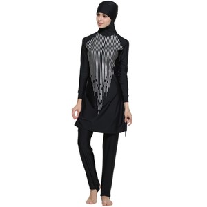 YSMARKET Abbigliamento Etnico Stampa Costumi Da Bagno Delle Donne Della Signora Islamico Musulmano Della Copertura Completa di Costumi Da Bagno di Nuoto del <span class=keywords><strong>Beachwear</strong></span> di Medio Oriente Costumi - Product Image 5