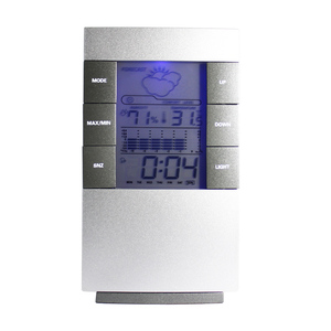 Horloge numérique de chevet créative en gros avec alarme électronique et prévisions météorologiques - Product Image 4