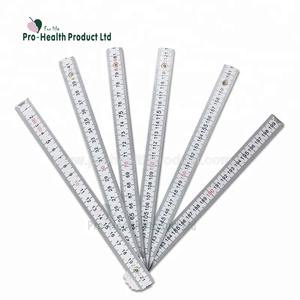 200 cm 2 m Chiều Dài Dài 10 Folds Màu Trắng Bằng Gỗ Đinh Tán Kim Loại Có Thể Gập Lại Gấp Cai Trị - Product Image 1
