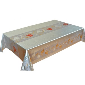 <strong>Gold</strong> Pvc <strong>Table</strong> <strong>Runner</strong> Brushed Dinning <strong>Table</strong> Mat Beautiful <strong>Table</strong> Cloth for Party - Product Image 5