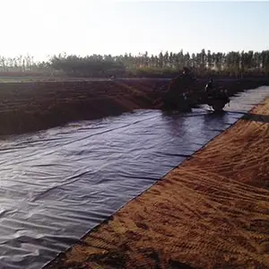 เรียบ/พื้นผิว HDPE geomembrane 2.0 มิลลิเมตร