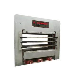 Wood door skin press machine
