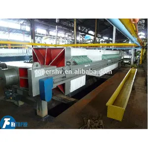 automatic type filter press for dewatering in waste water treatment