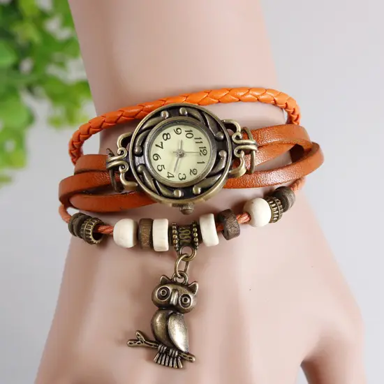 Artículo promocional, colgante, reloj Vintage para mujer, marcas