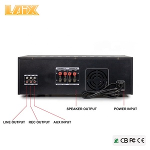 Laix AV-10 Cao Cấp Tốt Nhất Trung QUốc Ống Audiophile Điện Công Tắc Lớn Led Hiển Thị Profussional Karaoke Khuếch Đại - Product Image 6