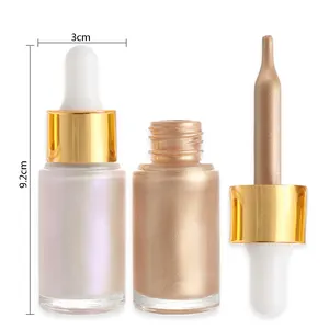OEM 20 ml resaltador líquido brillo <span class=keywords><strong>iluminador</strong></span> resplandor líquido ultra-concentrado de iluminación y bronceado gotas - Product Image 1