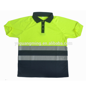 سترة عالية الوضوح سلامة القمصان سترة مع الشريط العاكس - Product Image 2