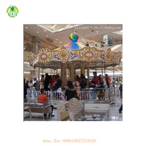Huge luxury timed kids carousel music/old amusement park rides sale/carousel play QX-11113A