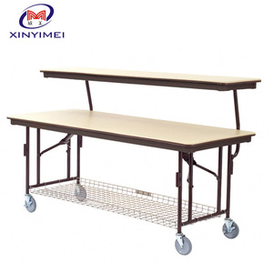Wooden Restaurant Folding Commercial <strong>Buffet</strong> <strong>Tables</strong> XYM-M16-1 - Product Image 3