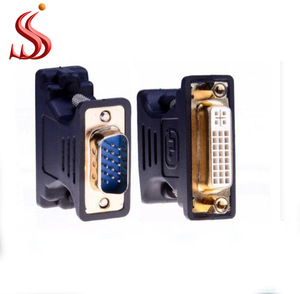 סיטונאות dvi ל vga/svga ממיר מתאם-DVI-D כפולה + 5 pin hd15 נקבה dvi ל-vga מתאם - Product Image 6