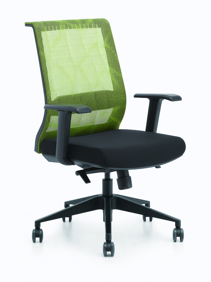 Nylon base height adjustable comfortable fashion office swivel chair lift
