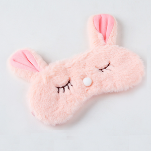 Animal <span class=keywords><strong>de</strong></span> <span class=keywords><strong>peluche</strong></span> <span class=keywords><strong>dormir</strong></span> máscaras. suave cubierta <span class=keywords><strong>de</strong></span> ojo visera <span class=keywords><strong>para</strong></span> las mujeres las niñas en casa durmiendo Traveli - Product Image 1