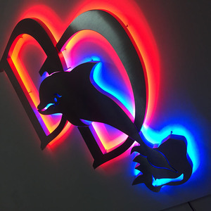 Carrey Đăng Ký Chữ Nhỏ Tùy Chỉnh 3D Acrylic LED Backlit Kênh Thư Đăng Ký Ngoài Trời & Trong Nhà Quảng Cáo Hiển Thị Logo Cửa Hàng - Product Image 2