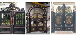 Designs <span class=keywords><strong>de</strong></span> portails en aluminium pour maisons/Style rétro européen <span class=keywords><strong>Porte</strong></span> <span class=keywords><strong>d</strong></span>'<span class=keywords><strong>entrée</strong></span> en aluminium Portail <span class=keywords><strong>de</strong></span> maison/Designs <span class=keywords><strong>de</strong></span> portails principaux en aluminium - Product Image 5