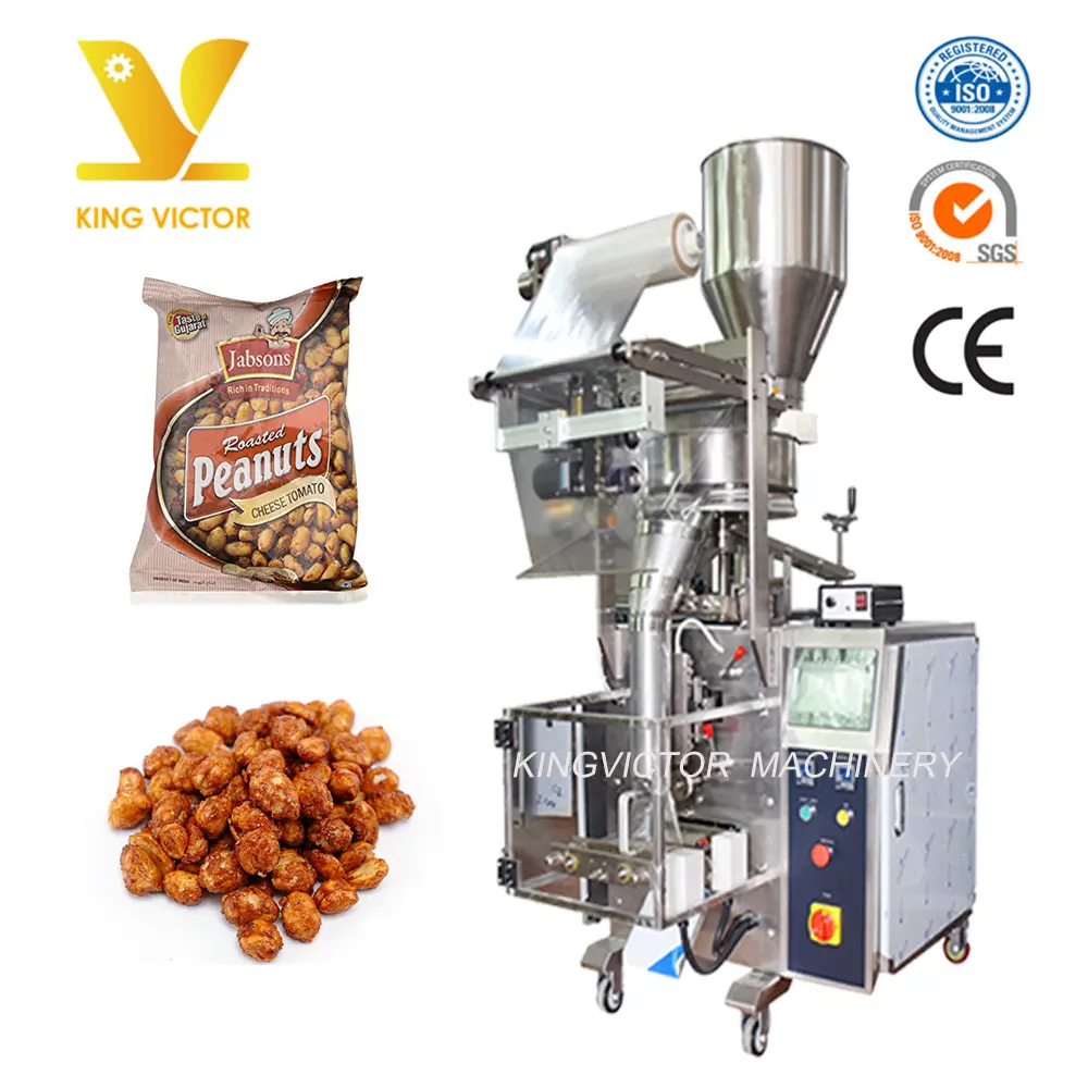 Professional designed automatic pouch weighing packing packaging machine for roasted peanuts