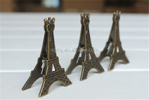 Corea papelería Vintage <span class=keywords><strong>Effiel</strong></span> Tower Paris Metal Memo Clips de papel para fotos suministros de oficina - Product Image 3