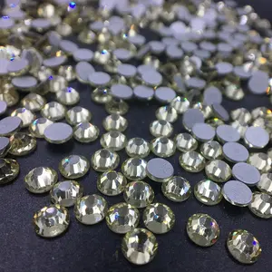 CY Multicolor Wholesale Nail Flatback Stone Glass Flat Back Non Hot Fix Crystal AB Rhinestones In Bulk