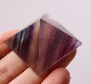Roca natural fluorita cuarzo cristal piedra cristal cubo poliedros pirámides de cuarzo para la venta - Product Image 2
