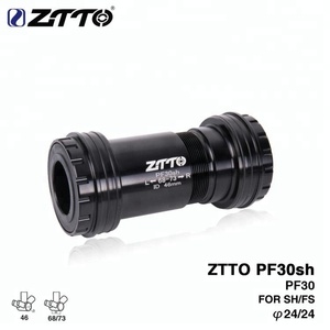 ZTTO PF30sh PF30 24 мм адаптер для велосипеда нижние кронштейны пресс подходит для блокировки оси для MTB шоссейного велосипеда запчасти 24 мм коленчатый набор - Product Image 2