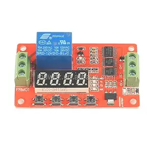 Newer Version 12V Relay Cycle Timer Module - Programmable with Customized Settings (Increased to 18 Modes)