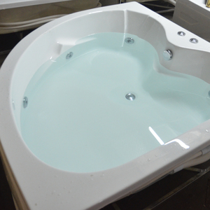HS-B231 bak mandi akrilik putih Belanda 2 orang orang, bak mandi pusaran air dengan fungsi pijat, keran penguras termasuk untuk rumah, Hotel - Product Image 4
