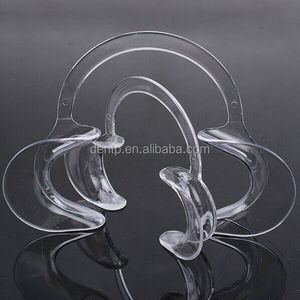 Blanqueamiento dental retractor de carrillos dentales desechables de plástico transparente/dental boca retractor de carrillos - Product Image 3