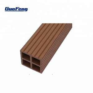 Tiang Persegi Pagar Komposit Kayu Plastik Pilar Taman - Product Image 1