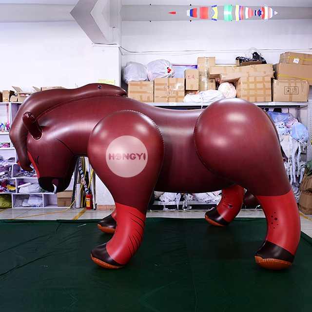 Brown Giant PVC Inflatable Horse - Custom for Sale