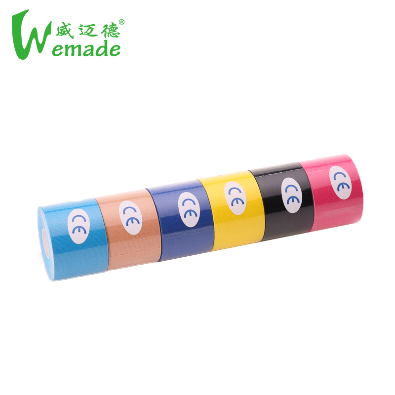 5 см x 5 м, физиокинетическая кинезиологическая лента для мышц, сделано в Китае