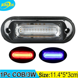 Al por mayor 3 W/11.4 cm advertencia cabeza impermeable mini luz estroboscópica parrilla para todos los coches - Product Image 1