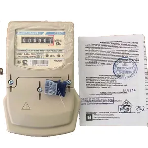 OEM Fase Tunggal Statis KWh Meter Rusia Tipe