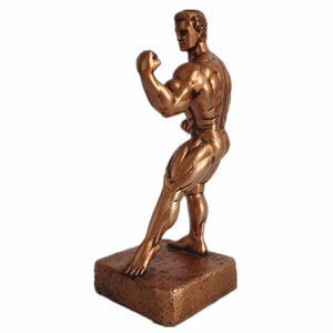 Sculpture de musculation en résine faite à la main pour les trophées de musculation - Product Image 5