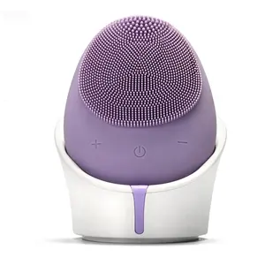 Fashional Rửa Mặt Và Massager Không Thấm Nước Sonic Facial Silicone Làm Sạch Bàn Chải Thiết Bị Làm Đẹp