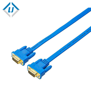 Cable Plano Macho-Macho de Cobre Puro Azul de Alta Calidad, 50 Metros, Convertidor VGA <span class=keywords><strong>a</strong></span> AV para Computadora - Product Image 2