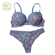 Stylish hot fancy 	luxury lingerie set sexy bra and panty set for women