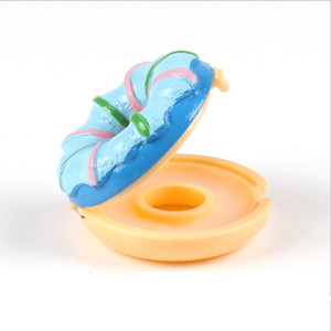 <span class=keywords><strong>Precio</strong></span> de fábrica al por mayor lindo donut fruta Bálsamo labial con pincel de labios - Product Image 4