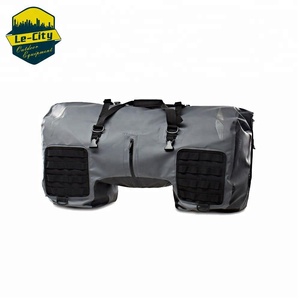Sac de selle de moto personnalisé en PVC imperméable Roll Top Rider - Product Image 3