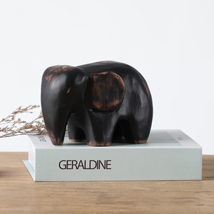 Decoración del hogar, artesanía de poliresina, estatuas de animales, escultura de elefante - Product Image 2